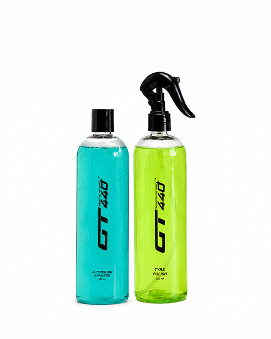 SUPERSLICK SHAMPOO+ TYREPOLISH 500ML